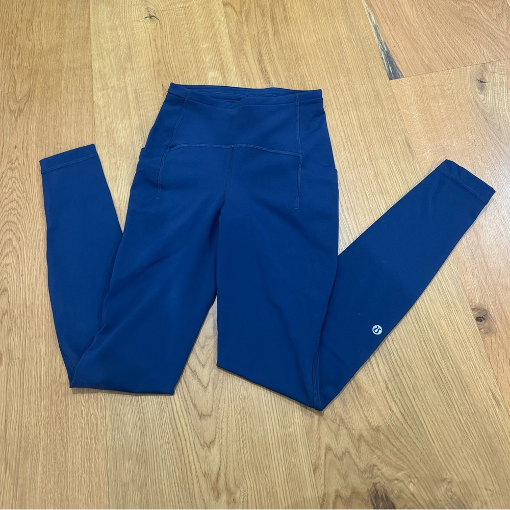 Lululemon Swift Speed Legging Size 2 In Navy Blue… - image 1